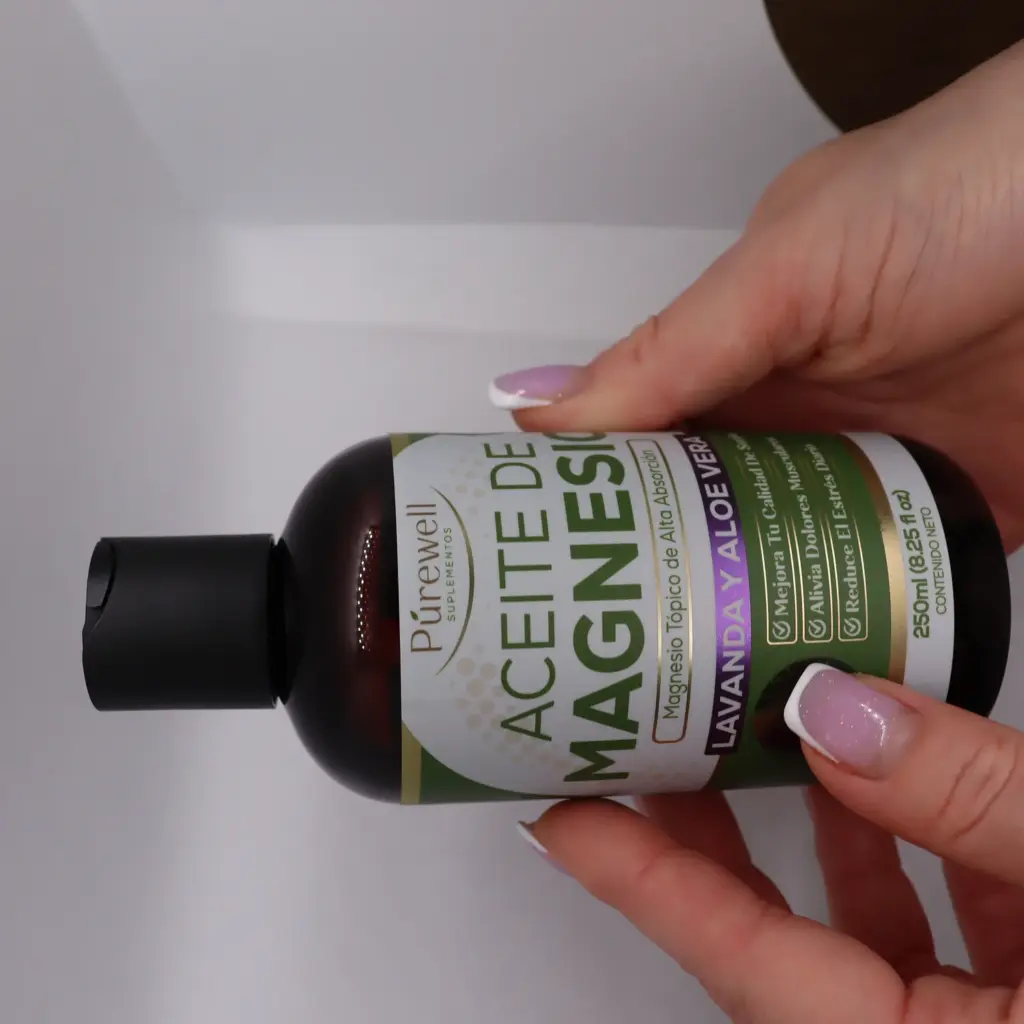 Paso 1: Rocía el Aceite de Magnesio